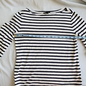 J crew Breton striped top